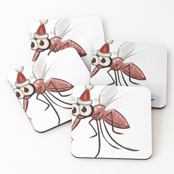 Item preview, Cute Mosquito Drawing designed and sold by WeHeartAnimals.