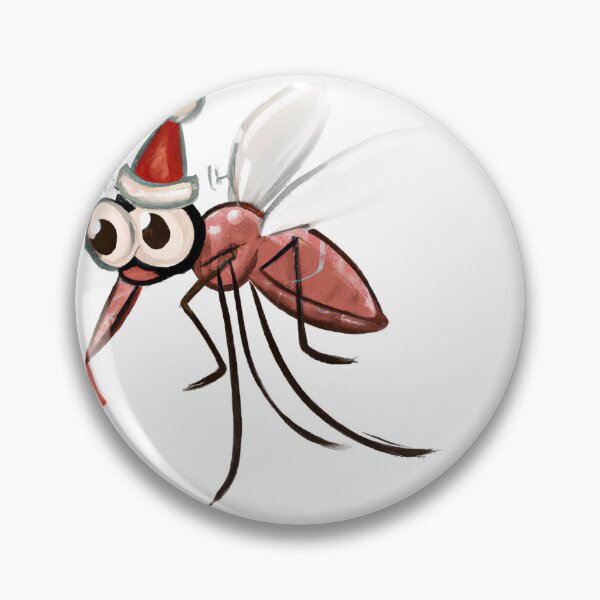 Item preview, Cute Mosquito Drawing designed and sold by WeHeartAnimals.
