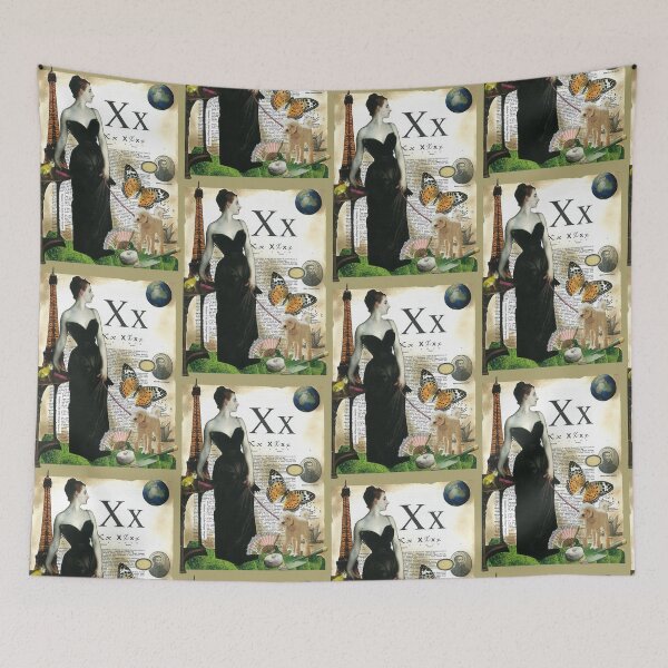 Item preview, Madame X John Singer Sargent Dictionary Collage Parody for Art Book Lover designed and sold by KathyGrippi.