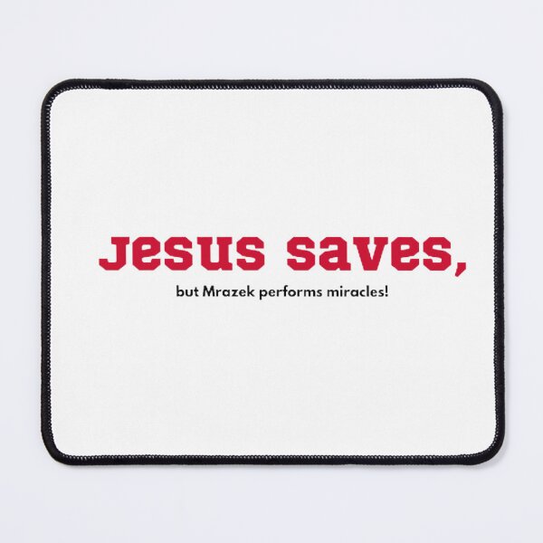 Item preview, Jesus Saves, Mrazek Miracles! designed and sold by BradburyWorx.