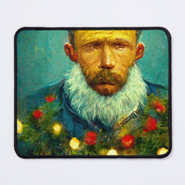 Item preview, Van Gogh Christmas Painting Starry Night Remake designed and sold by CandyDroidMerch.