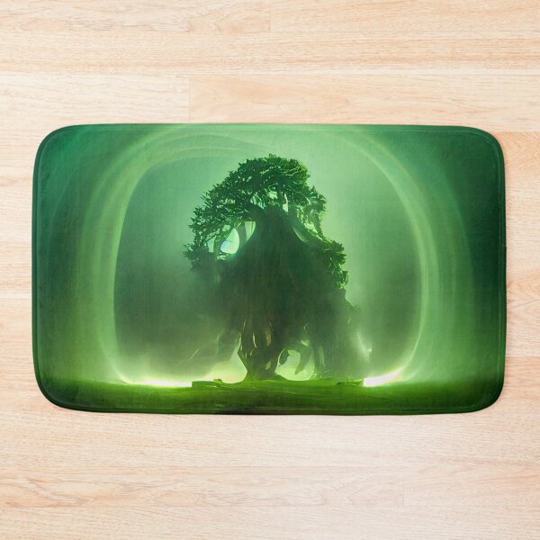 Item preview, The Ancient Green Tree Keeper of Spirits - spiritual art spiritual artwork spirituality wellness well-being designed and sold by LvSoulCreations.