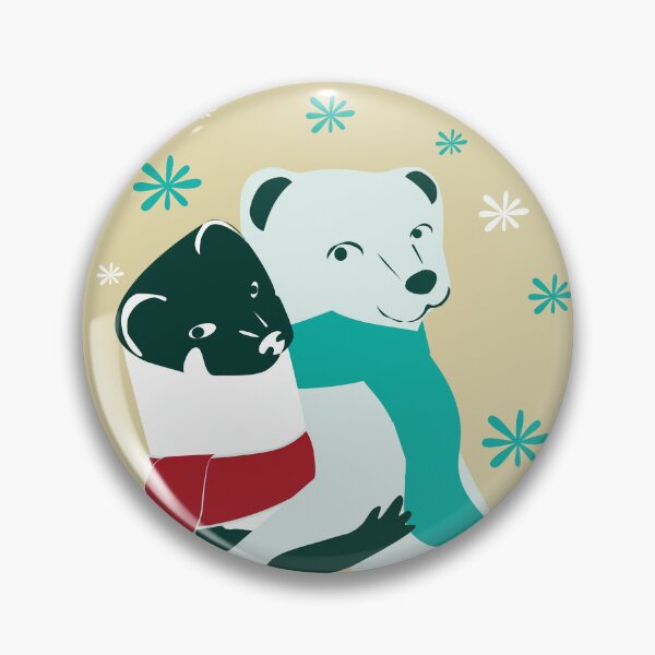 Item preview, Mustelid Christmas Weasel Hugs cream #2 designed and sold by belettelepink.