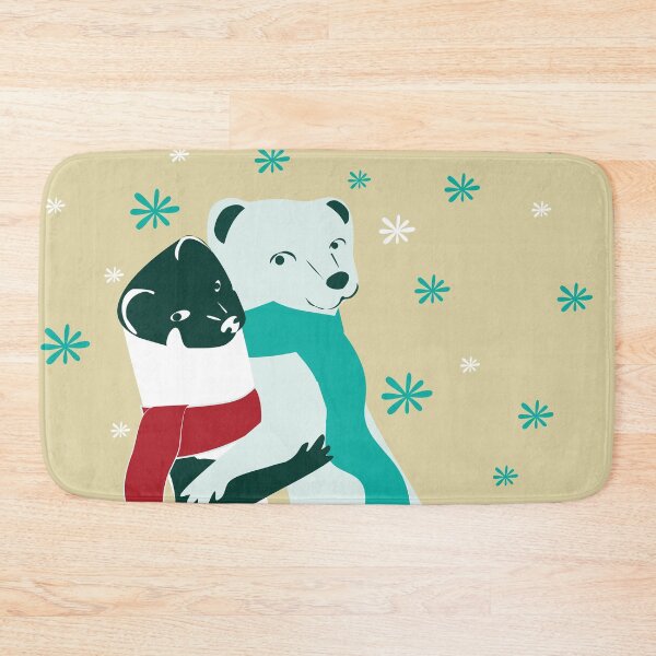 Item preview, Mustelid Christmas Weasel Hugs cream #2 designed and sold by belettelepink.
