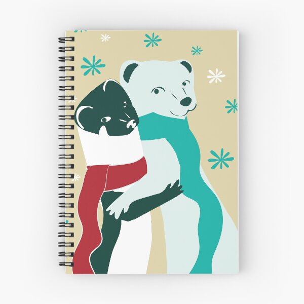 Item preview, Mustelid Christmas Weasel Hugs cream #2 designed and sold by belettelepink.