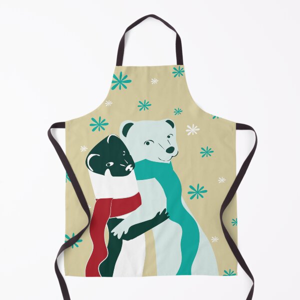 Item preview, Mustelid Christmas Weasel Hugs cream #2 designed and sold by belettelepink.