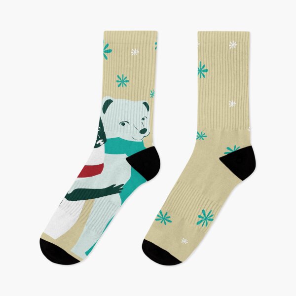 Item preview, Mustelid Christmas Weasel Hugs cream #2 designed and sold by belettelepink.