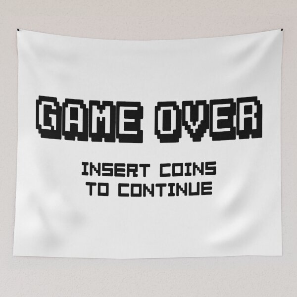 Item preview, GAMING - GAME OVER designed and sold by ShirtWreck.