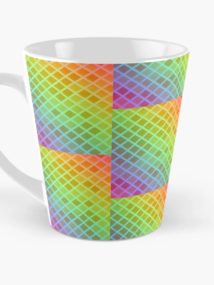 Thumbnail 3 of 4, Coffee Mug, Multi Color Triangular pattern designed and sold by Gamicnum.