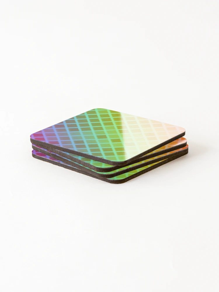 Thumbnail 4 of 5, Coasters (Set of 4), Multi Color Triangular pattern designed and sold by Gamicnum.