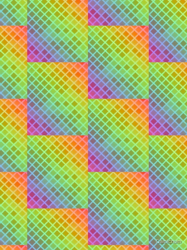 Thumbnail 5 of 5, A-Line Dress, Multi Color Triangular pattern designed and sold by Gamicnum.