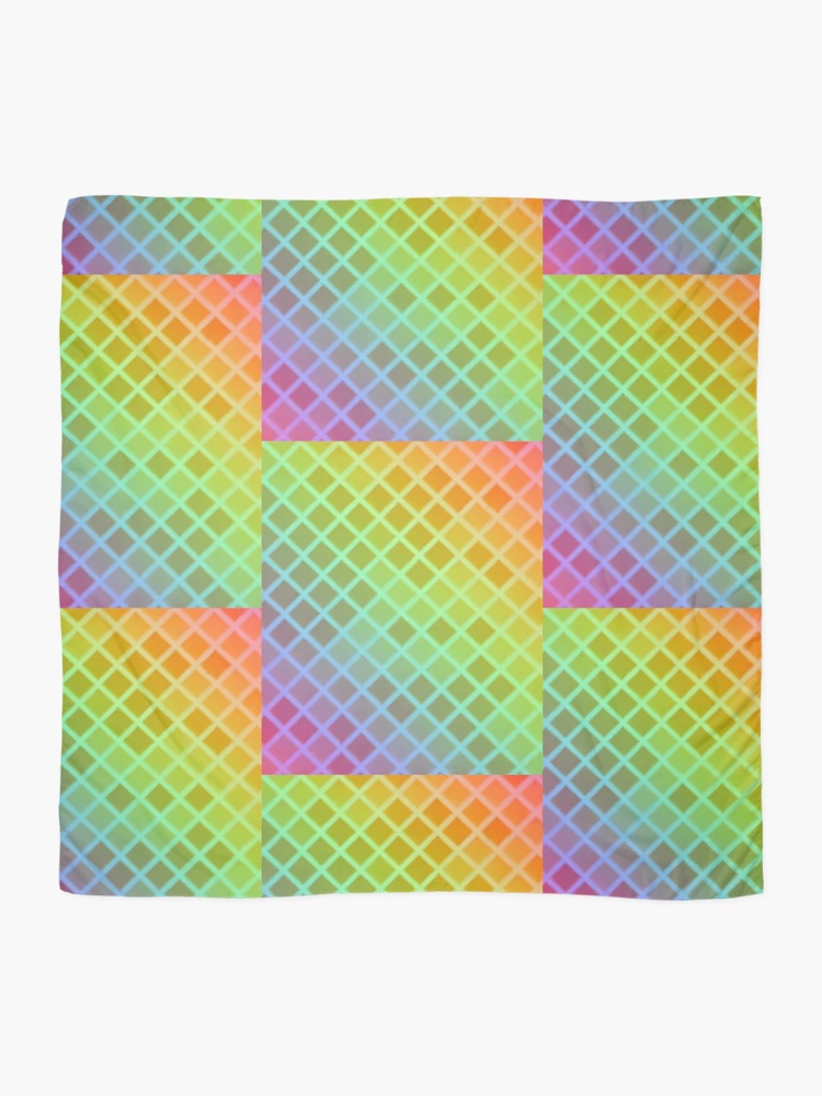 Thumbnail 2 of 3, Scarf, Multi Color Triangular pattern designed and sold by Gamicnum.