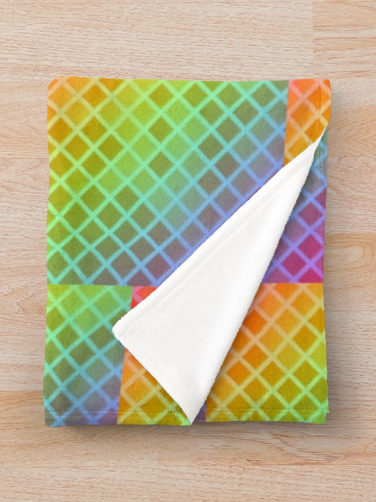 Thumbnail 3 of 6, Throw Blanket, Multi Color Triangular pattern designed and sold by Gamicnum.