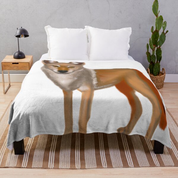 Item preview, Cute Coyote Drawing designed and sold by WeHeartAnimals.