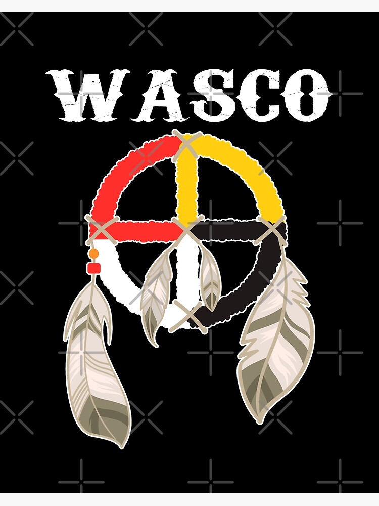 "WascoWishram Chinook Indian Tribes Medicine Wheel" Art Board Print