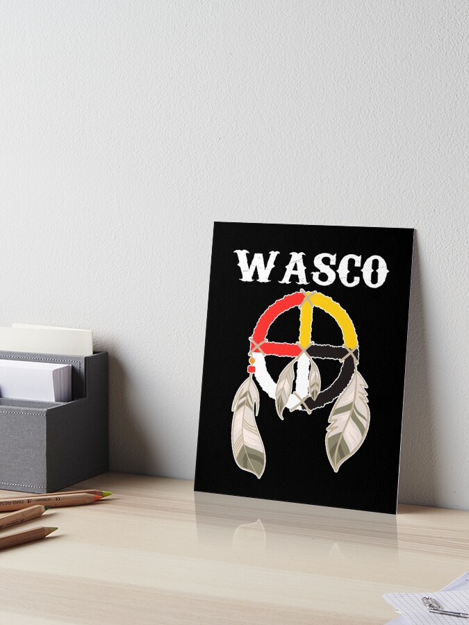 "WascoWishram Chinook Indian Tribes Medicine Wheel" Art Board Print