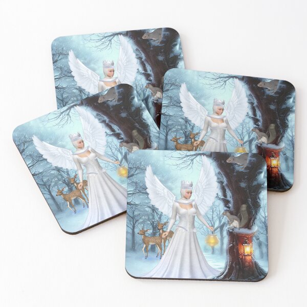 Item preview, Winter Fairy Queen, fantasy art designed and sold by LoneAngel.