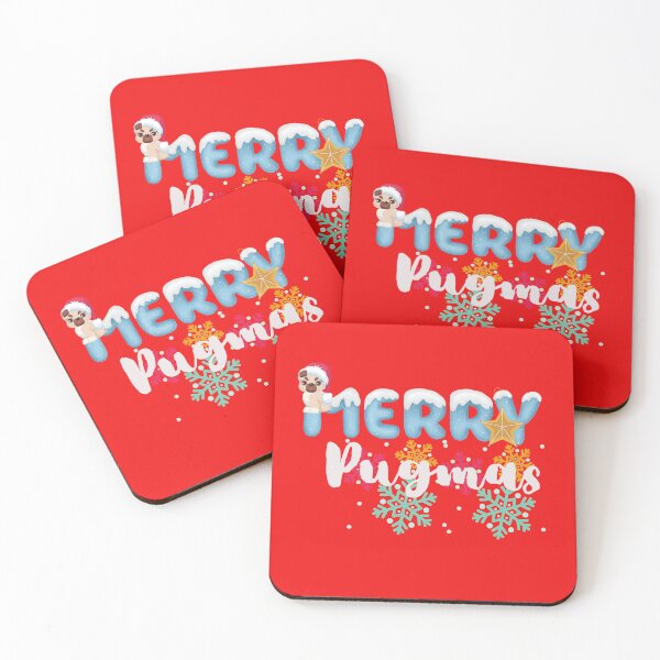 Item preview, Merry Pugmas. Christmas pugmas. Festive pugmas, festive pugs designed and sold by Doggymadness.