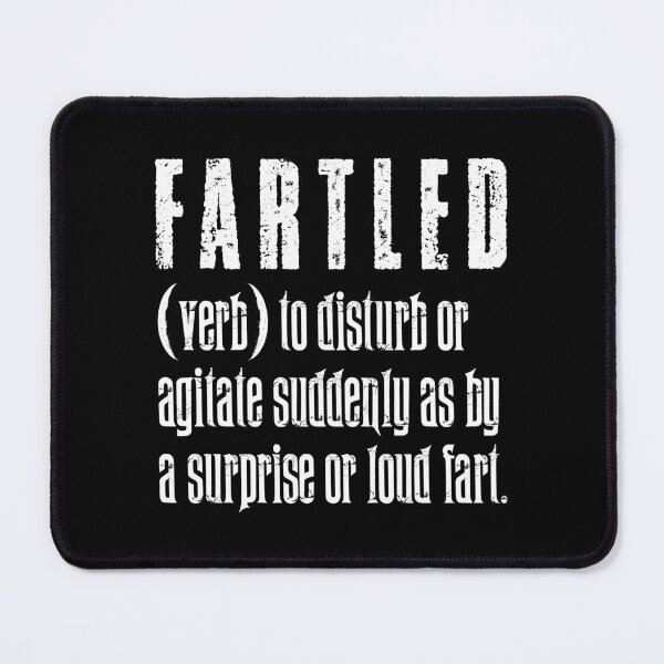 Item preview, Fartled - Vintage White Text designed and sold by Whimsical Thinker.
