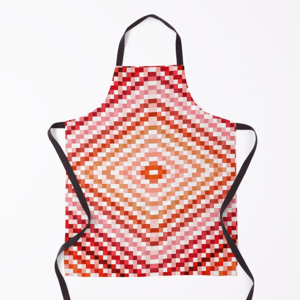 Item preview, Orange Red Pink Digital Diamond Mosaic designed and sold by 2sweetsDesign.