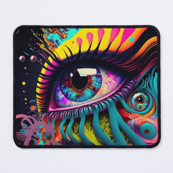 Item preview, Colourful Psychedelic Eye designed and sold by Definitelycole.