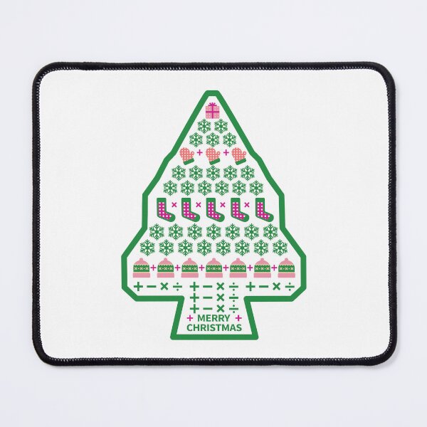 Item preview, Math teacher Christmas tree designed and sold by Think4Prints.