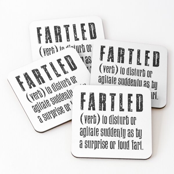 Item preview, Fartled - Vintage Black Text  designed and sold by Whimsical  Thinker.