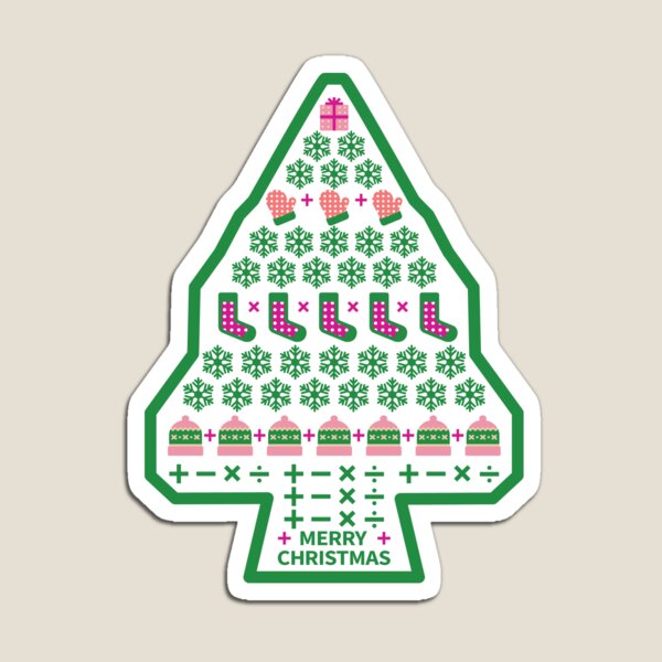 Item preview, Árbol de Navidad del profesor de matemáticas designed and sold by Think4Prints.