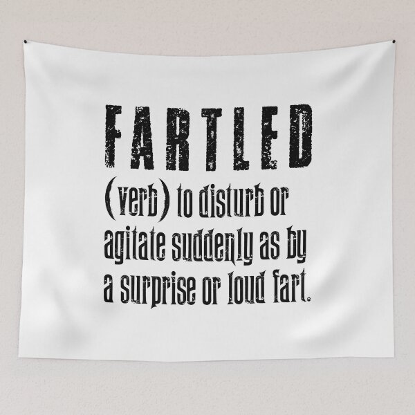 Item preview, Fartled - Vintage Black Text  designed and sold by Whimsical  Thinker.