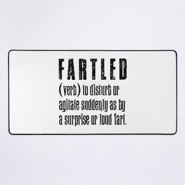Item preview, Fartled - Vintage Black Text designed and sold by Whimsical Thinker.