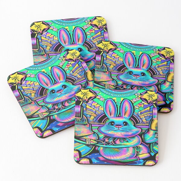 Item preview, Bunny in happy lalalala Land designed and sold by Kunst Uit Delfzijl.