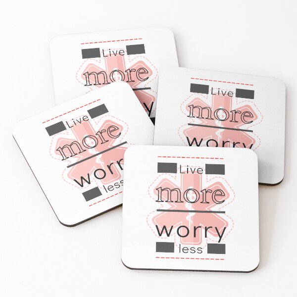 Item preview, First Responder / Nurse / Doctor Star of Life - Live more Worry Less. designed and sold by TheContactor.