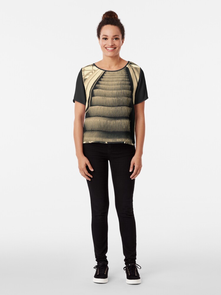 Alternate view of Escaleras Chiffon Top