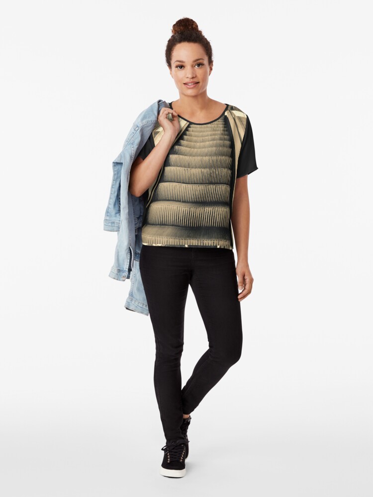 Alternate view of Escaleras Chiffon Top
