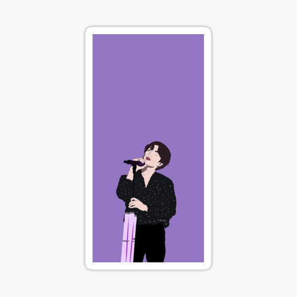 "jungkook bts | pied piper" Sticker for Sale by thevevi | Redbubble