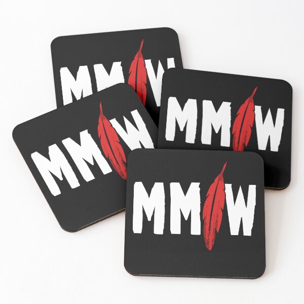 Item preview, MMIW Red Hand No More Stolen Sisters Native American Women Indigenous People First Nation Protest Art designed and sold by WillPowerApp.