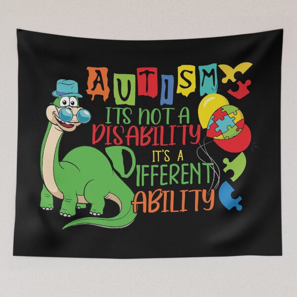 Item preview, Dino Autism designed and sold by RockBeeDesigns.
