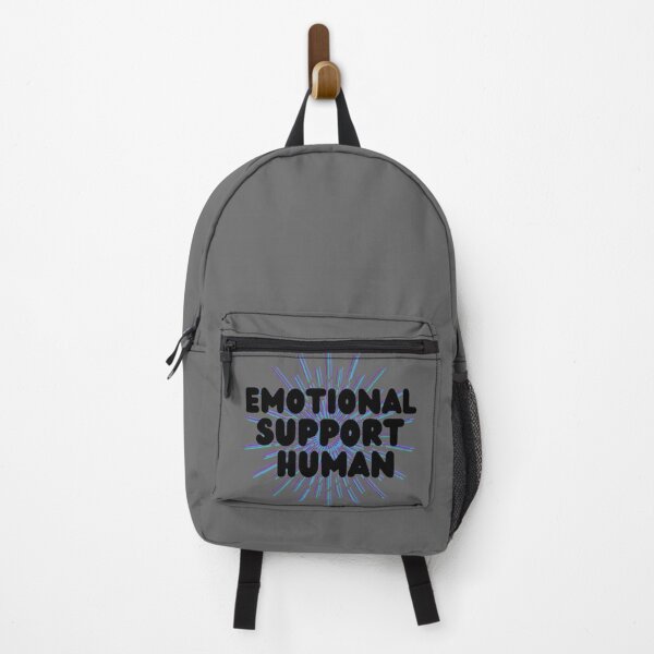 Item preview, Emotional support human purple, teal, blue designed and sold by system51.
