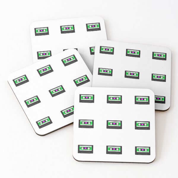 Item preview, 80s cassette sticker pack designed and sold by Inspirationmotivation.