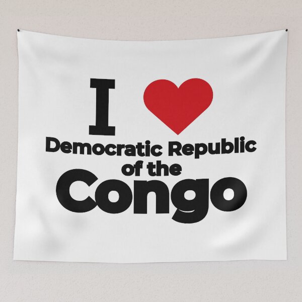 Item preview, I love Democratic Republic of the Congo designed and sold by Moyanana.