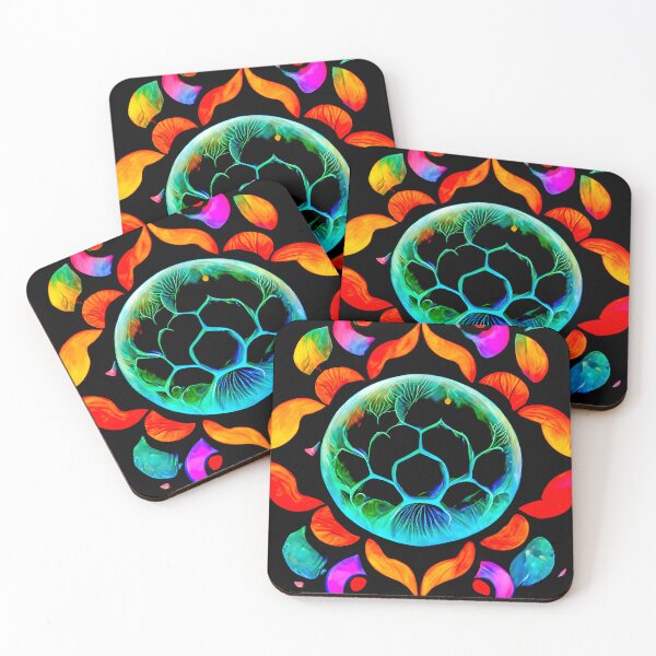 Item preview, The Honeycomb Flower Mandala - spiritual art spiritual artwork spirituality wellness well-being bee sacred geometry designed and sold by LvSoulCreations.