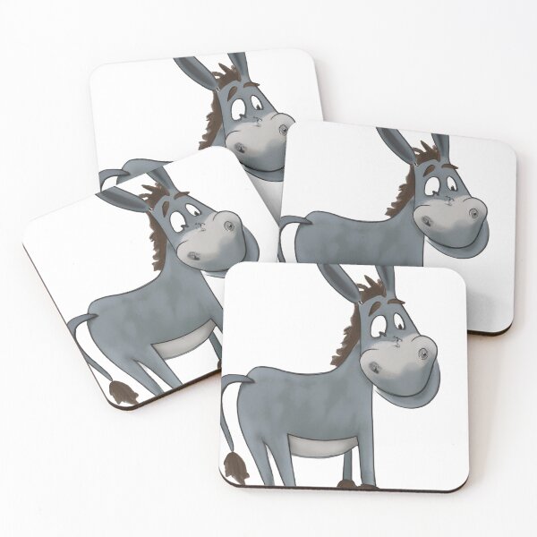 Item preview, Cute Donkey Drawing designed and sold by WeHeartAnimals.