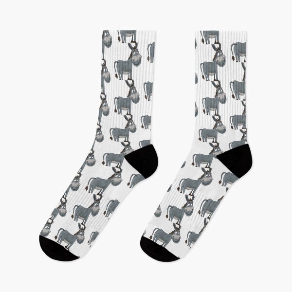 Item preview, Cute Donkey Drawing designed and sold by WeHeartAnimals.
