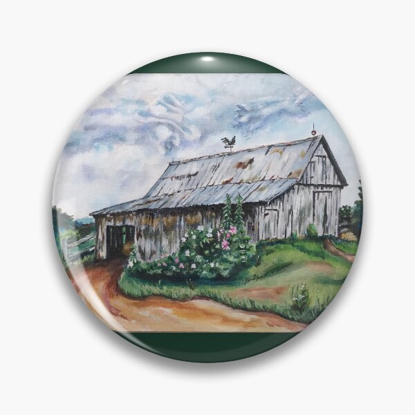 Item preview,  Barn with Rooster Vane designed and sold by PareidoliaFair.