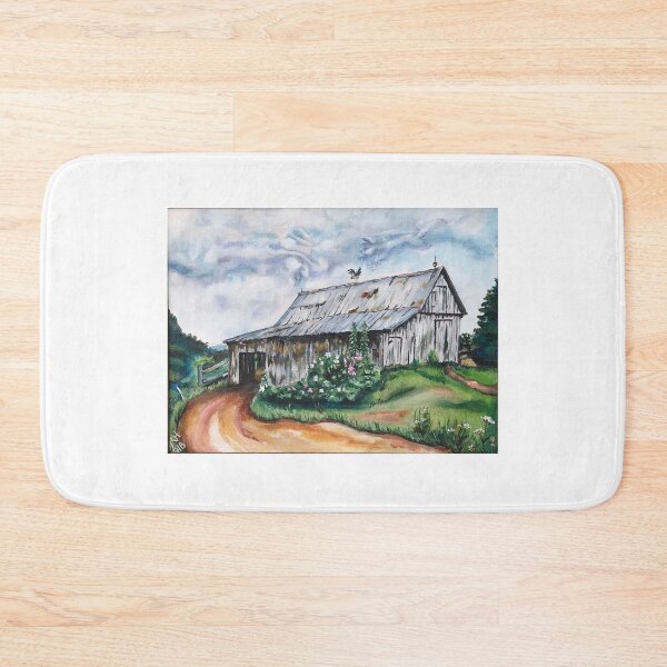 Item preview,  Barn with Rooster Vane designed and sold by PareidoliaFair.
