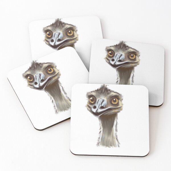 Item preview, Cute Emu Drawing designed and sold by WeHeartAnimals.