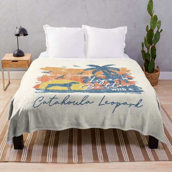 Item preview, Life is Better With Catahoula Leopard Beach Sunset Retro Vintage designed and sold by rafaeltto.