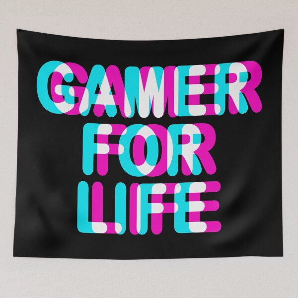 Item preview, GAMING - 3D TRIPPY GAMER FOR LIFE designed and sold by ShirtWreck.