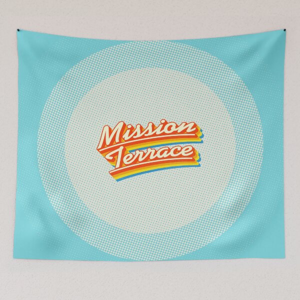Item preview, Mission Terrace | Retro Rainbow designed and sold by retroready.