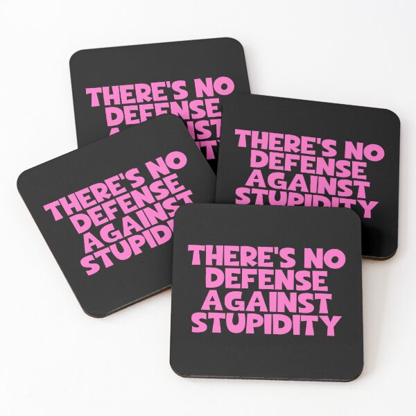Item preview, There's No Defense Against Stupidity - Friedrich Nietzsche Sayings designed and sold by JourneyCreative.